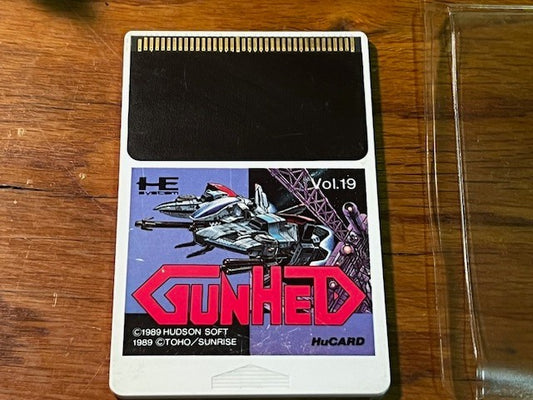 Gunhed – PC Engine HuCard – Hudson Soft – Tested