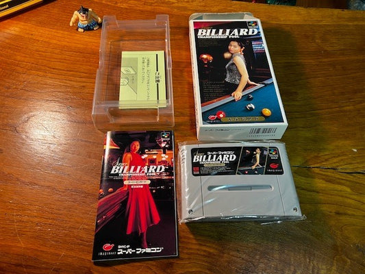 SUPER BILLIARD CHAMPIONSHIP POOL - SFC - IMAGINEER - CIB - EXCELLENT