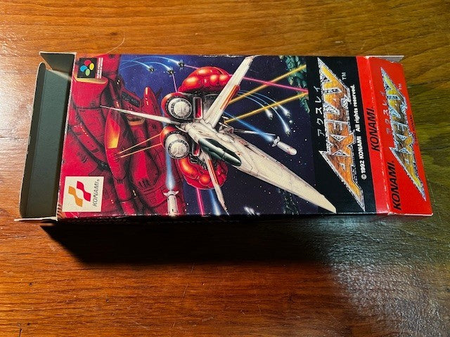 AXELAY - KONAMI - SUPER FAMICOM - 100% COMPLETE