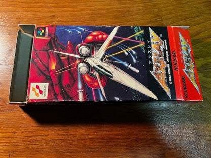AXELAY - KONAMI - SUPER FAMICOM - 100% COMPLETE