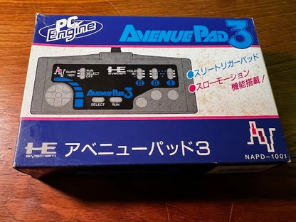 PC ENGINE AVENUE PAD 3 CONTROLLER - BOXED - TESTED