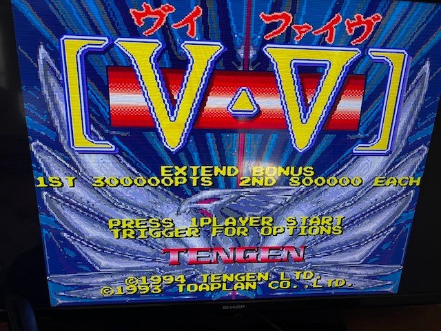 V V / V-Five – Tengen – Sega Mega Drive – Japan – Excellent