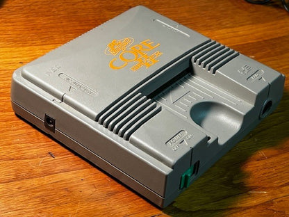 PC ENGINE CORE GRAFX II BUNDLE - CONSOLE CABLES CONTROLLER & DRAGON SPIRIT