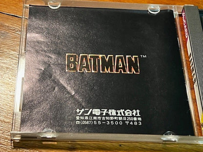 Batman PC Engine HuCard Sunsoft Japan Complete Case Manual Tested