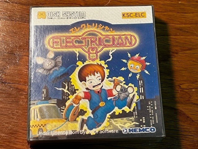 ELECTRICIAN - FAMICOM DISK SYSTEM - KEMCO - TESTED