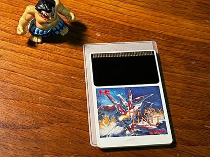 HEAVY UNIT – PC ENGINE – TAITO – LOOSE HuCARD w/ SLEEVE – VERY GOOD