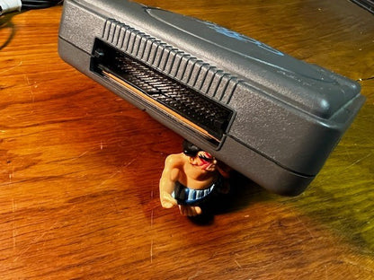 PC ENGINE CORE GRAFX  - THUNDER BLADE - BACKPLATE - MANUAL - CABLES & CONTROLLER