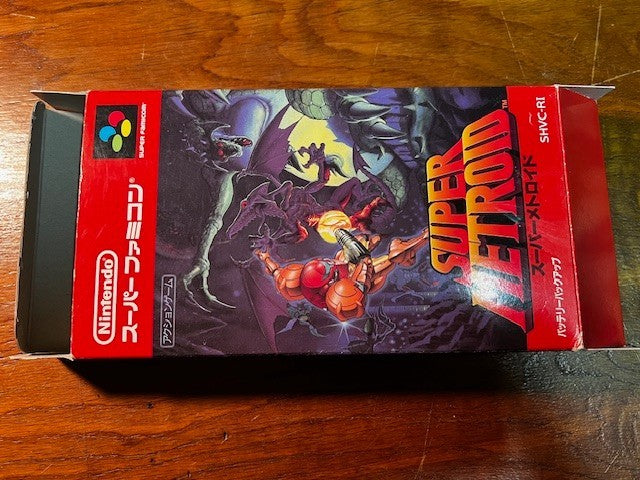 Super Metroid (Super Famicom, SHVC-RI) – CIB, Tested, Complete with Inserts