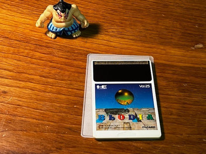 BLODIA – PC ENGINE – HUDSON – LOOSE HuCARD w/ SLEEVE – VERY GOOD