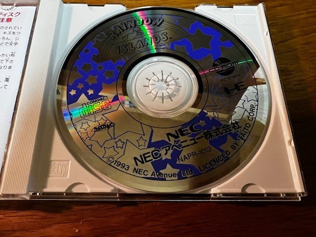 RAINBOW ISLANDS - PC ENGINE - EXCELLENT- ORIGINAL