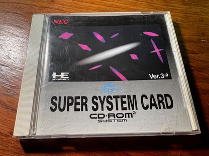 SUPER SYSTEM CARD Ver 3.0 – PC ENGINE – CIB – EXCELLENT