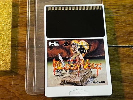 BLOODY WOLF - PC ENGINE - DECO - VERY GOOD