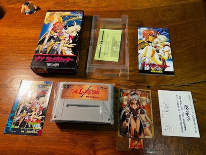 DER LANGRISSER SFC - 100% COMPLETE IN BOX - EXCELLENT CONDITION