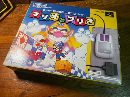 Mario & Wario Mouse Set – Super Famicom – CIB – Nintendo