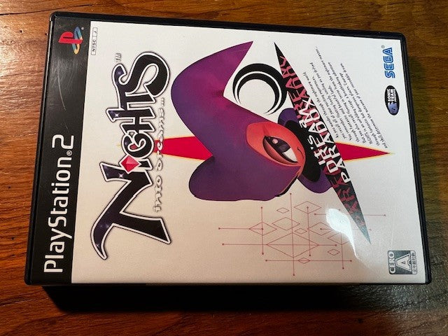 NiGHTS into Dreams PS2 Complete CIB w/ Disc, Case, Manual & Reg Card – VG