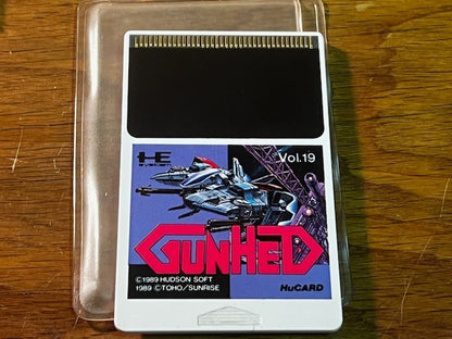 GUNHED - PC ENGINE - CIB - TESTED - EXCELLENT