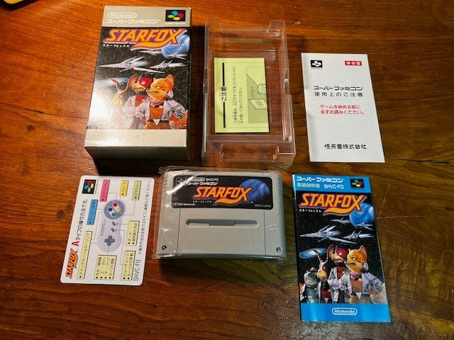 STARFOX - SFC - NINTENDO - 100% CIB - EXCELLENT