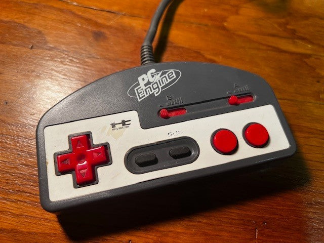 NEC PC Engine White Console – Controller – Tested