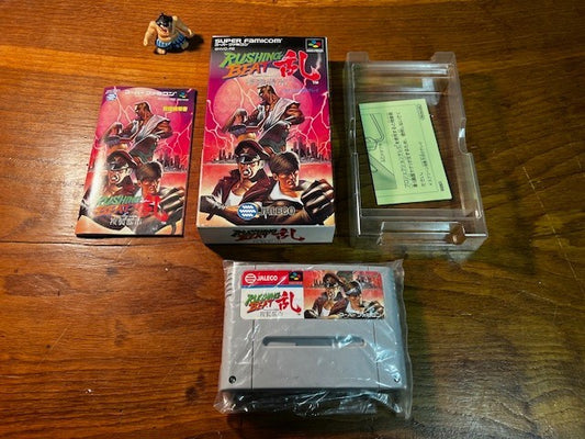 Rushing Beat Ran – Super Famicom – CIB – Jaleco – Excellent