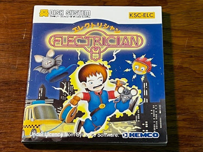 ELECTRICIAN - FAMICOM DISK SYSTEM - KEMCO - TESTED