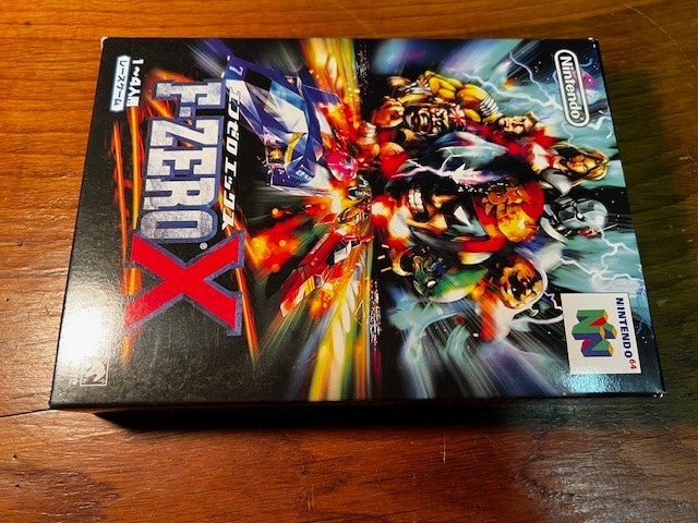 Nintendo 64 N64 F-Zero X CIB Japan Ver. Excellent