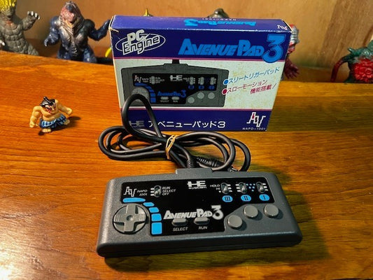 PC ENGINE AVENUE PAD 3 CONTROLLER - BOXED - TESTED
