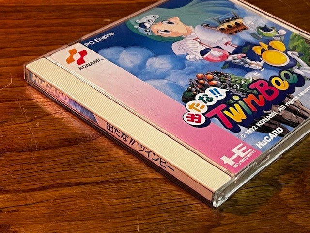 PC Engine TwinBee CIB Complete in Box w/ Stickers Inlay Excellent Konami