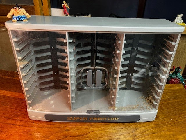 Super Famicom Super Mario World Cartridge Storage Cabinet 30 Slot – Nintendo