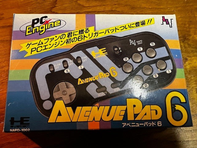 AVENUE PAD 6 - PC ENGINE - BOXED - EXCELLENT