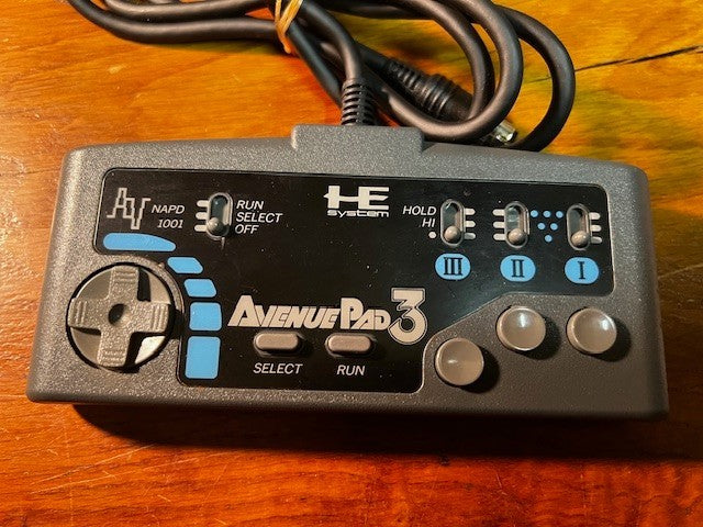 PC ENGINE AVENUE PAD 3 CONTROLLER - BOXED - TESTED