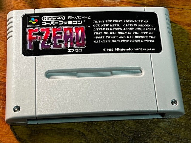 F-ZERO - SUPER FAMICOM - NINTENDO - CIB - EXCELLENT