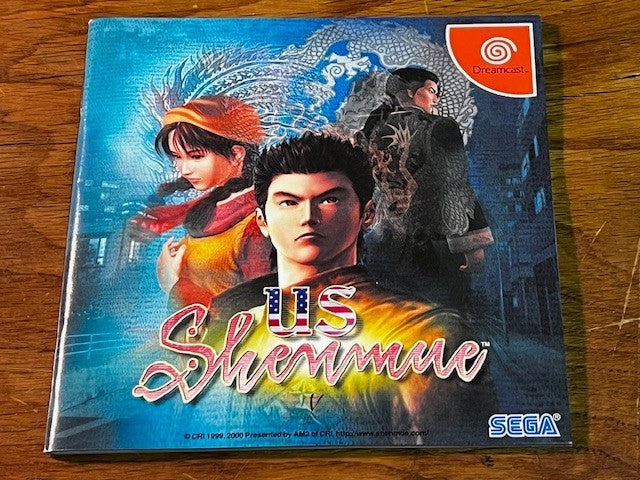 US Shenmue Dreamcast Japan Complete — Rare English Dub w/ JP Subs — Excellent