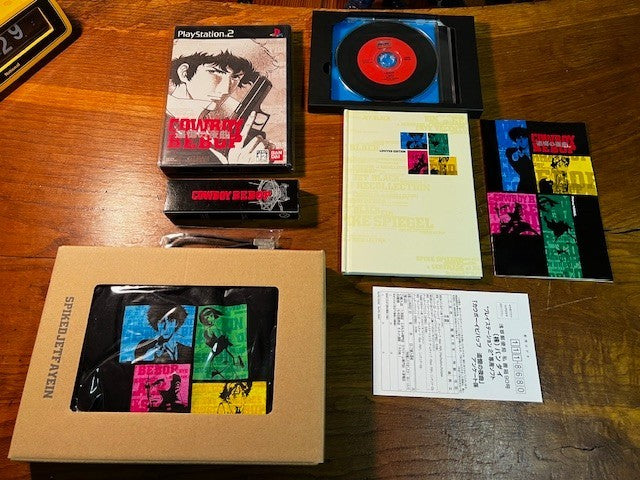 PS2 Cowboy Bebop Tsuioku no Serenade LE Box CIB NTSC-J w/ OST, Art Book, T-Shirt