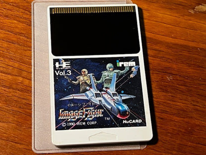IMAGE FIGHT – PC ENGINE – IREM – LOOSE HuCARD w/ SLEEVE – VERY GOOD