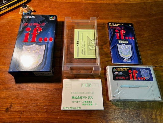 Shin Megami Tensei if... – Super Famicom – Atlus – CIB – Excellent