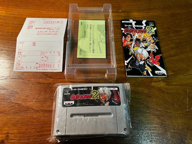 GO GO ACKMAN 2 - SUPER FAMICOM - 100% COMPLETE - VERY GOOD