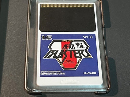 AERO BLASTERS - PC ENGINE - HUDSON SOFT - EXCELLENT