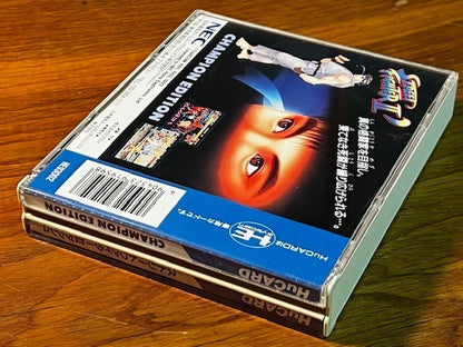 Street fighter II dash 2 II'  ' pc engine  NEC hu card hucard game Japan tested
