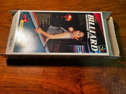 SUPER BILLIARD CHAMPIONSHIP POOL - SFC - IMAGINEER - CIB - EXCELLENT