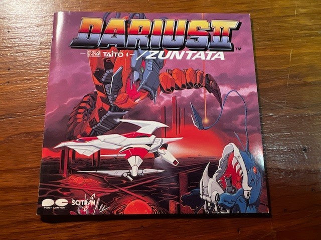 Darius II Zuntata OST CD CIB Complete In Box Taito Scitron Japan w/ Obi