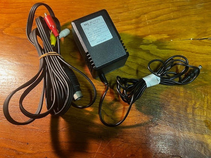 PC ENGINE CORE GRAFX  - THUNDER BLADE - BACKPLATE - MANUAL - CABLES & CONTROLLER