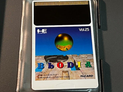 BLODIA - PC ENGINE - 100% CIB - HUDSON SOFT - EXCELLENT