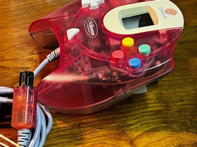 SEGA DREAMCAST (ドリームキャスト) MILLENIUM 2000 PASSION PINK CONTROLLER - BOXED - EXCELLENT