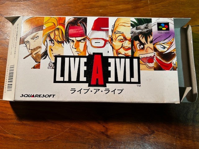 LIVE A LIVE - SFC - SQUARESOFT - CIB - VERY GOOD