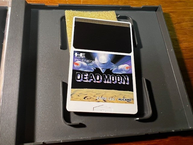 Dead Moon PC Engine HuCard CIB Case Manual Very Good Japan Tested