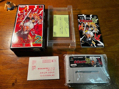 GO GO ACKMAN 2 - SUPER FAMICOM - 100% COMPLETE - VERY GOOD