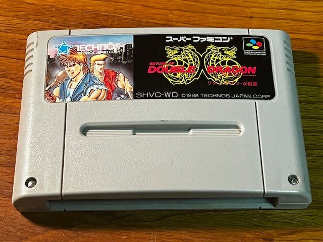 Return of Double Dragon – Super Famicom – Technos Japan – Loose – Tested