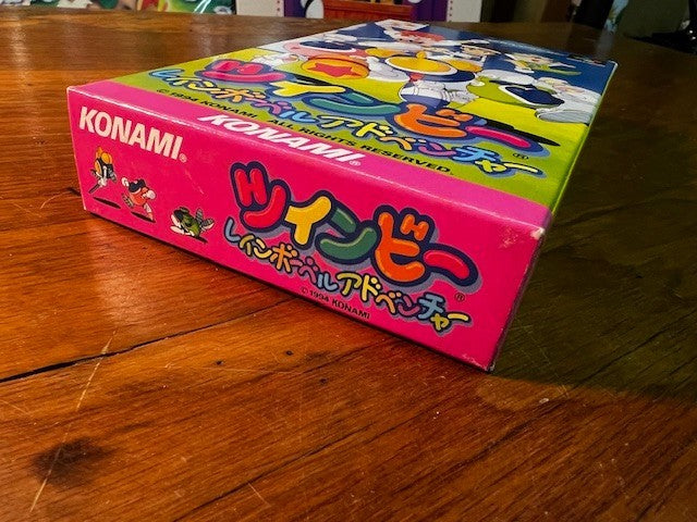 TWIN BEE RAINBOW BELL ADVENTURE - SUPER FAMICOM - KONAMI - 100% CIB - EXCELLENT
