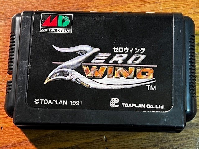 Zero Wing Sega Mega Drive / Genesis CIB NTSC-J Complete w/ Cart, Box & Manual