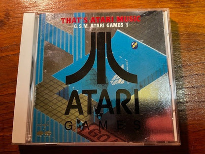 THAT'S ATARI MUSIC - G.S.M. ATARI GAMES 1 - CD - ATARI GAMES - CIB